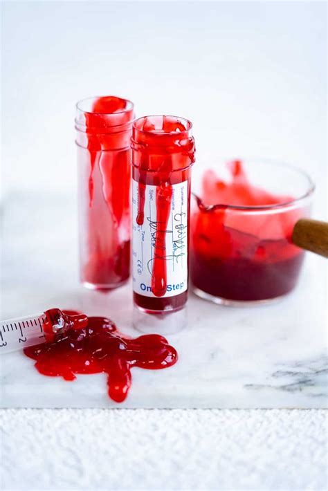 no stain fake blood recipe